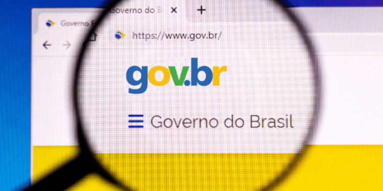 Site oficial do Governo do Brasil com destaque para o endereço gov.br, usado para programas de benefícios sociais.