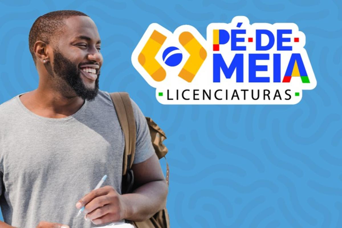 Imagem ilustrativa do programa Pé-de-Meia Licenciaturas, com foco em oportunidades para o desenvolvimento educacional.
