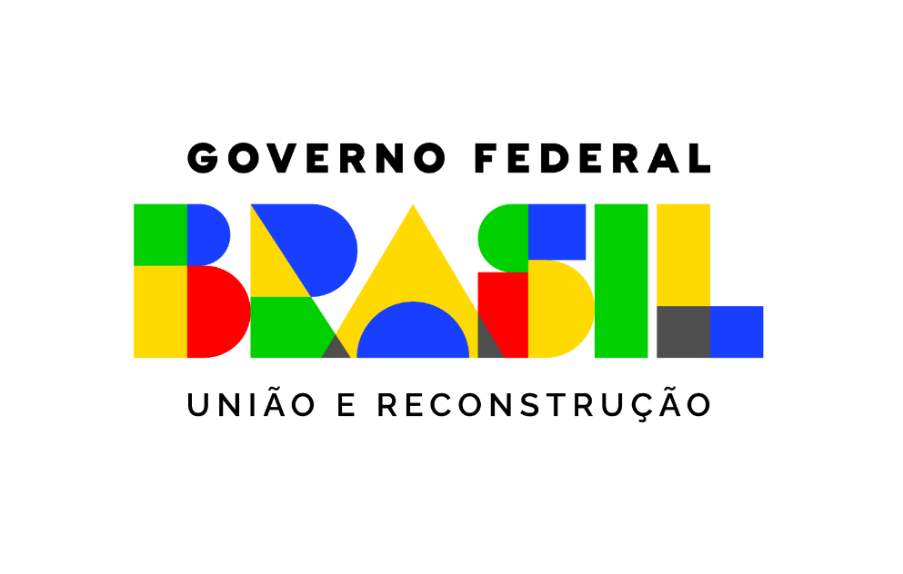 Logo do Governo Federal do Brasil, destacando a união e reconstrução.